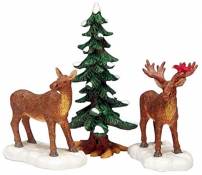 Lemax - Mr And Mrs Moose, Set Of 3