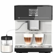Miele CM 7350 CoffeePassion Machine à Café Automatique, OneTouch for Two, AromaticSystem, 8 profils utilisateurs, DoubleShot, CupSensor, compatible Wi