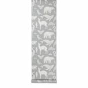 Papier peint Animals / 1 rouleau - Larg 53 cm - Ferm Living gris en papier