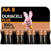 Pile alcaline Duracell Plus AA LR6 lot de 8