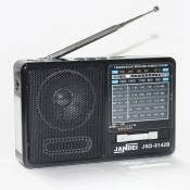 Radio 7 bandes avec Bluetooth, batterie rechargeable et lampe de poche Petit électroménager - Jandei