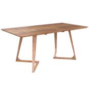 Table rectangulaire 6 personnes en bois d'acacia 175