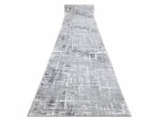 Tapis de couloir structural mefe 8722 deux niveaux de molleton gris / blanc 120 cm 120x170 cm