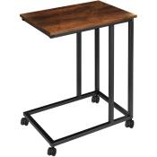 Tectake - Table d'appoint Style industriel 48 x 35