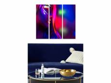 Triptyque fabulosus l70xh50cm motif femme psychédélique multicolore