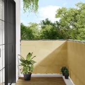 Vidaxl - cran de balcon sable 120x500 cm 100% polyester