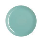 Assiette plate bleue 26 cm