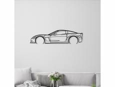 Chevrolet - corvette c6 z06 - décoration murale en métal - silhouette voiture - 120cm 1772-00-03-00