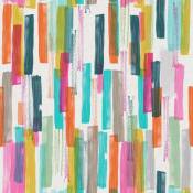 Doulito - Toile cirée au mètre - Largeur 140 cm - Peinture multicolore Multicolore - Multicolore