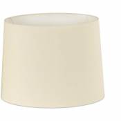 Faro - Lampe de table ronde abat-jour blanc