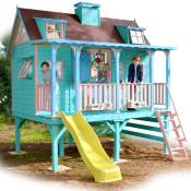 Green House - Cabane en bois pour enfant sur pilotis