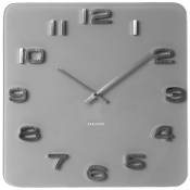 Karlsson - Horloge carrée Vintage Gris Gris