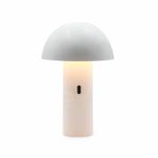 Lampe de table sans fil nomade blanche