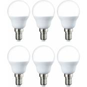 Lot de 6 petites ampoules LED rondes G45 Culot Edison