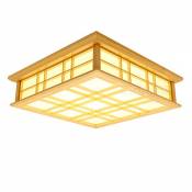 LYXG Lampes LED japonais en bois massif lampes plafonnier