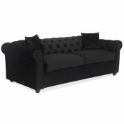 MENZZO Canapé Chesterfield convertible express avec