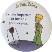 Petit Prince - Magnet rond le et la rose 5,5 cm