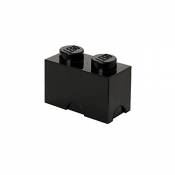 Petite brique de rangement empilable Noire - Lego Décoration