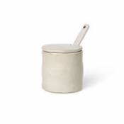 Pot Flow / Avec cuillère - Ferm Living blanc en céramique