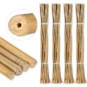 Relaxdays - Tiges en bambou 105 cm, lot de 100, en