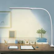 Rhafayre - Lampe de Bureau à led Lampe de Travail 9W Lampe de Table Lampe Architecte a pince 3 Modes de Couleur Flexible 360 Degrés Pour Apprendre,