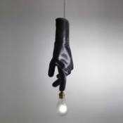 Suspension Luzy / LED - 1 ampoule - Ingo Maurer noir en plastique