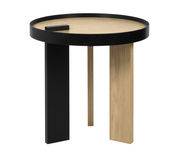 Table d'appoint Tokyo / Bois & Métal - Ø 50 x H 50 cm - POP UP HOME bois naturel en bois