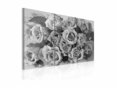 Tableau - douze roses - triptyque-120x80 A1-N2516-DKX