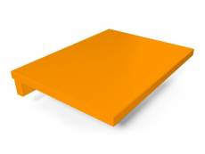 Tablette de chevet suspendue bois orange 2820-O