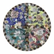 Tapis Malmaison Guimauve / Ø 250 cm - Moooi Carpets multicolore en tissu