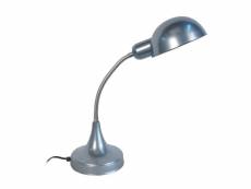 Tosel-eterno - lampe bureau acier aluminium 1xe27 - abat-jour bol acier aluminium - 17 x 52 cm; aluminium