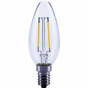 500011000500 led cee 2021 f (a - g) E14 forme de flamme 2.8 w blanc chaud (ø x l) 35 mm x 35 mm non dimmable 30 pc(s) C880632 - Opple
