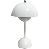 Bourgeon Led Lampe de Table Chevet Nordique Table de Chevet Bureau Champignons Lampes Chambre DéCoration Veilleuses Blanc
