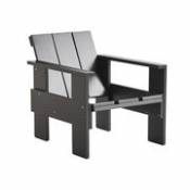 Chaise lounge Crate / Gerrit Rietveld - Bois - Hay noir en bois