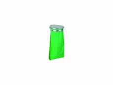 Collecteur support de sac ecollecto vert sans couvercle HEX-14285-VE