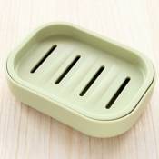 Fei Yu - Porte-savon vert clair avec couvercle, Boîte à savon double couche, porte-savon de vidange, porte-savon, Boîte à savon double, porte-savon
