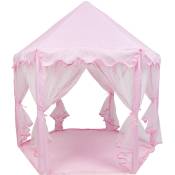 Haloyo - Tente pliable portative de Jeu pour Enfants Princesse Tente Enfants Rose