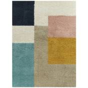 Hellocarpet - Tapis shaggy moderne beige Essex Beige