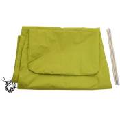 HHG - Housse de protection pour parasol jusqu'à 3,5 m, housse avec fermeture éclair vert clair - green