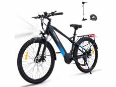 HITWAY Vélo électrique de Montagne 26" - E-bike Puissant 36V 12Ah 250W - 7 Vitesses - Vélos à Assistance électrique HITWAY