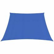Hommoo - Voile d'ombrage 160 g/m² Bleu 3/4x2 m pehd