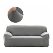 Housse de canapé 2 places 145-185 cm Coloris gris