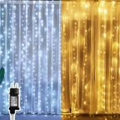 Jalleria - Rideau lumineux série 3x3m, rideau lumineux
