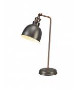 Lampe de table ajustable Frida 1 Ampoule Argent antique 121,2 Cm