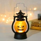 Lumières d'Halloween, lanterne à huile citrouille-lanterne,