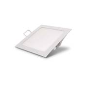 Optonica - Downlight led 12W carré 166mmx166mm - Blanc