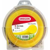 Oregon - Fil débroussailleuse Rond Nylon Jaune ø2.4mm/88m