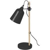 Present Time - Lampe de table Wood-like Noir - Noir