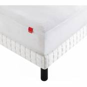 Protège matelas coton imperméable et respirant 160x190/200 - Blanc - Epeda