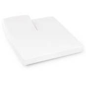 Protège matelas imperméable arnon lit articulé tr Bonnet de 23 cm 2x80x200 cm - Blanc
